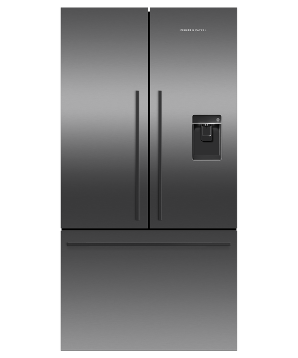Freestanding French Door Refrigerator Freezer, 90cm, 614L, Ice & Water, pdp