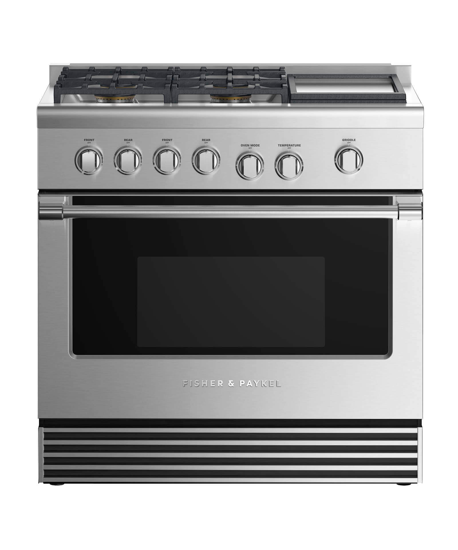 Fisher and Paykel Dual Fuel Range 36&quot;, 4 Burners with Griddle (LPG)
