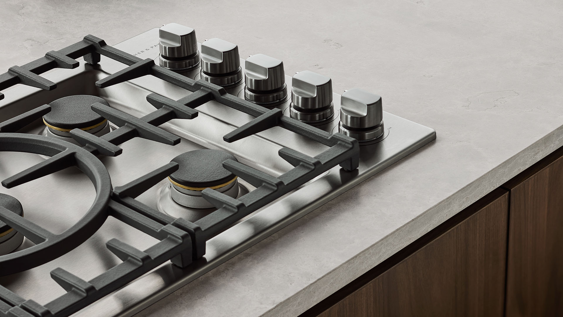 Shot of the Contemporary Gas Cooktop