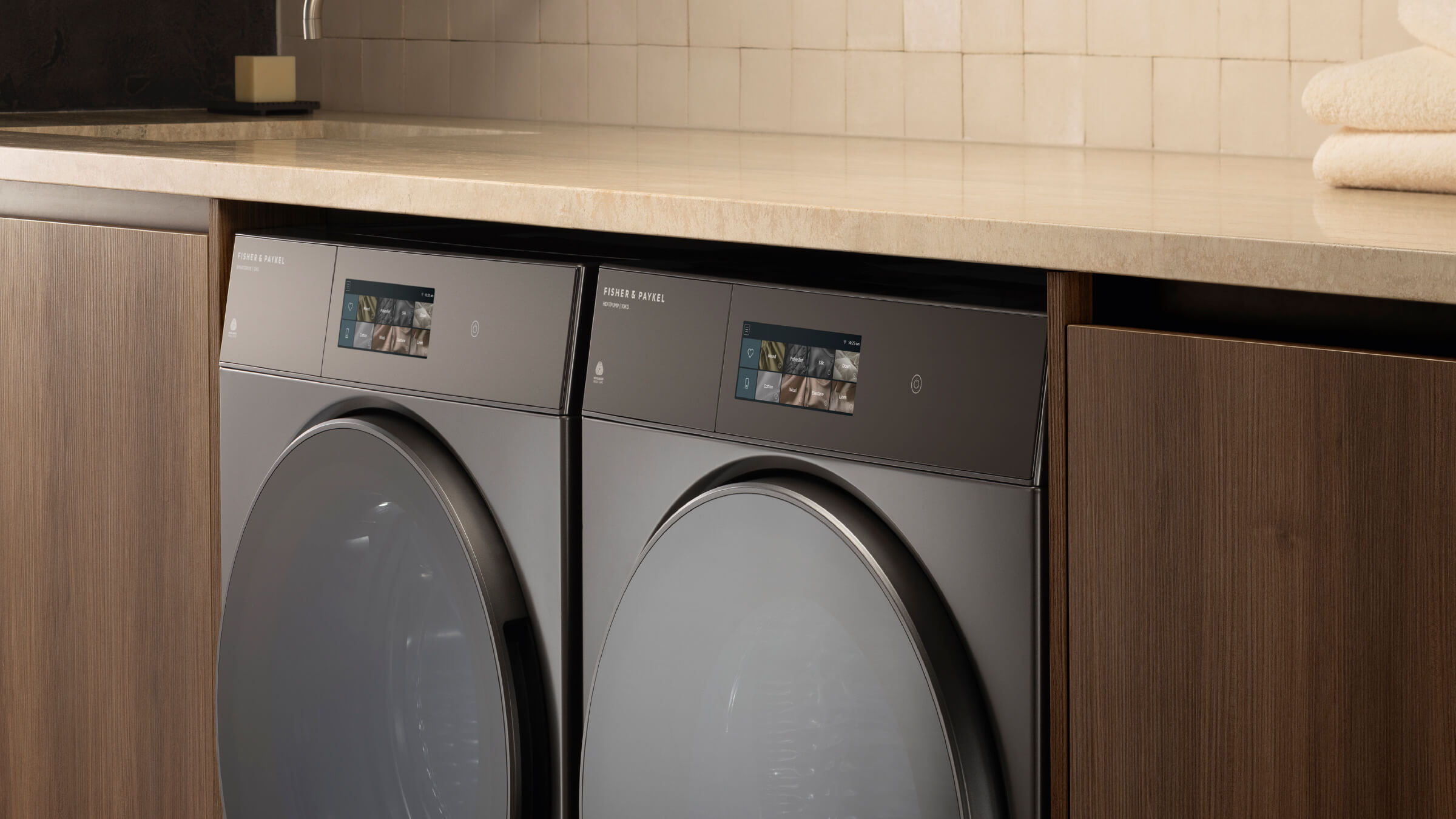 Contemporary washers and dryers synthetic