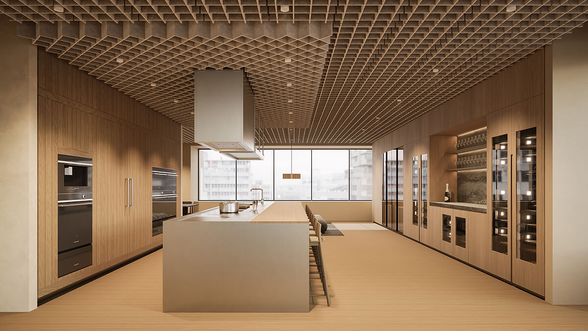 Demonstration Kitchen Featuring Fisher & Paykel Appliances at New York Experience Centre