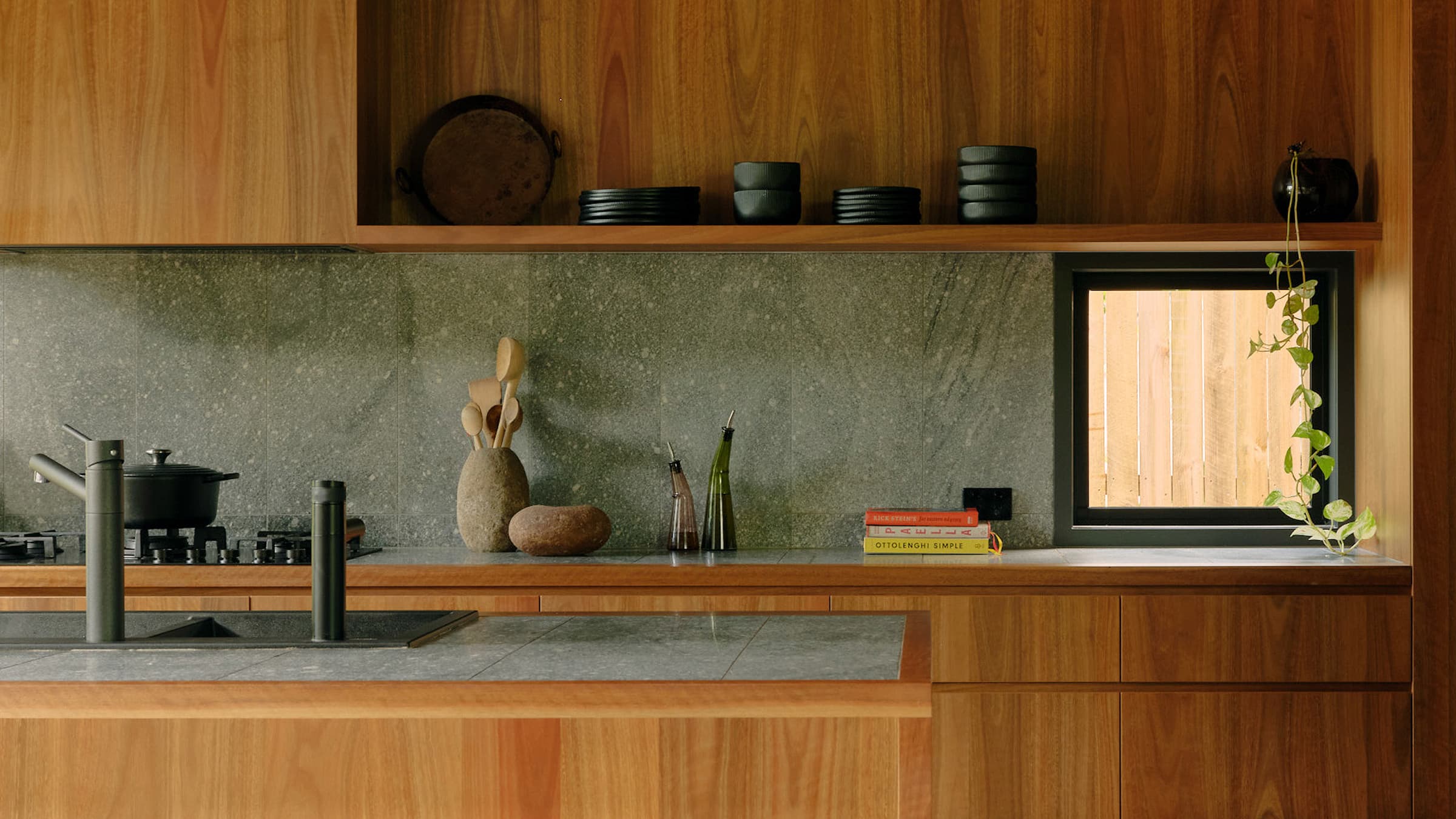 Shot of the contemporary French Door Refrigerator with one door open