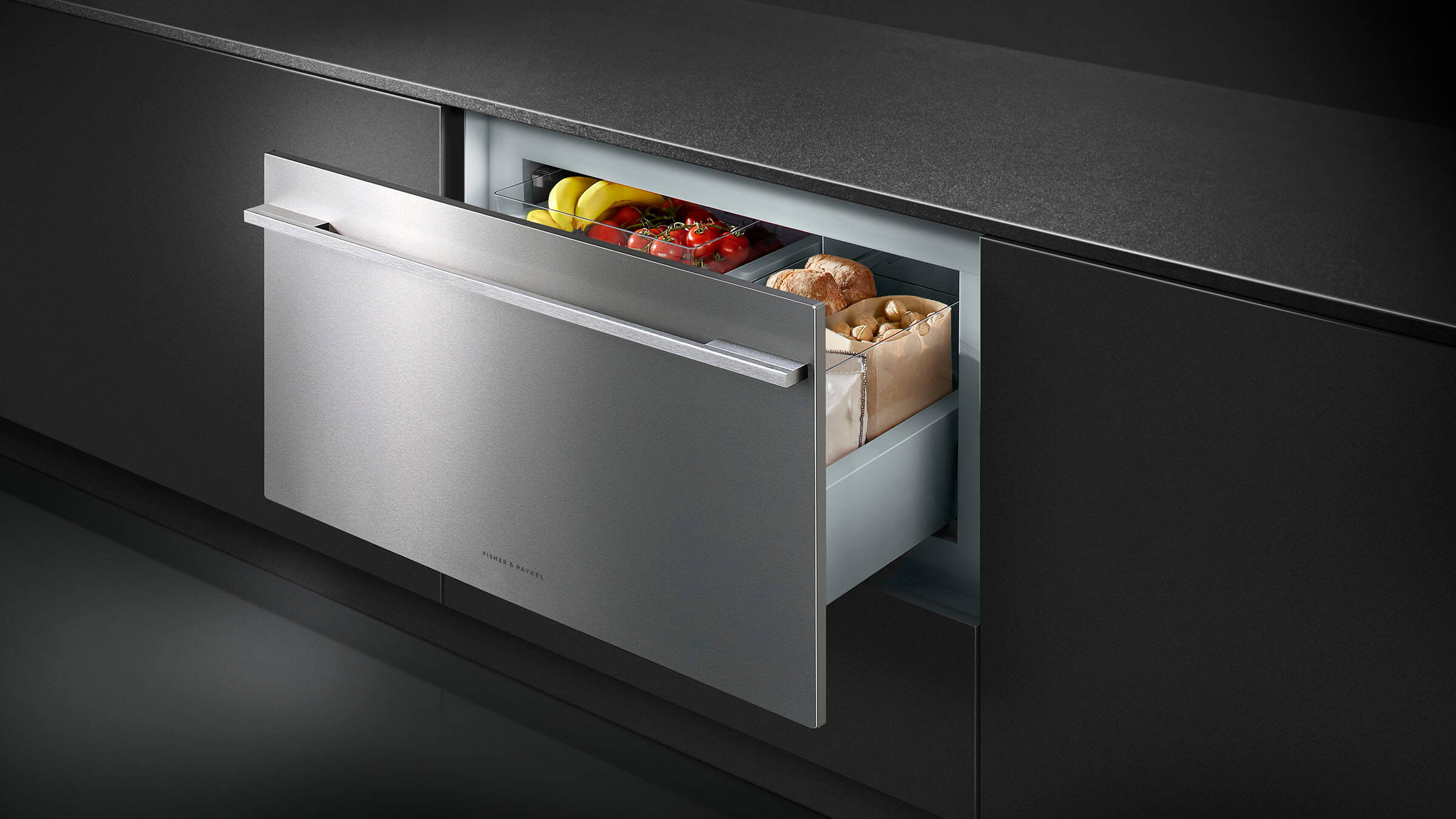 Close-up of the precision sensors and climate management system ensuring stable wine preservation