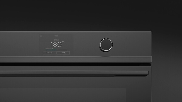 Black Minimal Built-in Oven