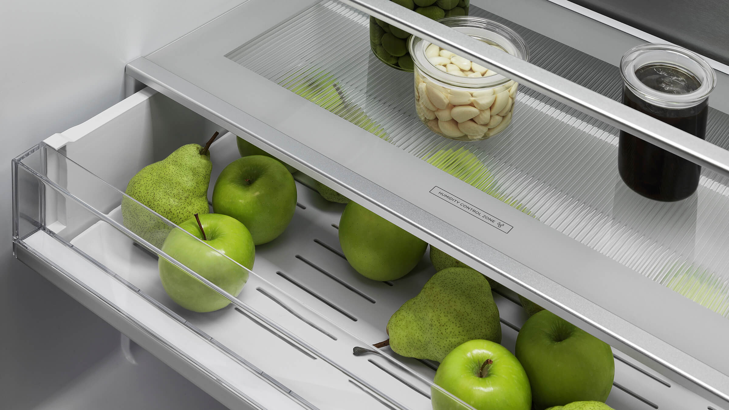 Interior view showing the temperature-controlled zones and energy-efficient LED lighting