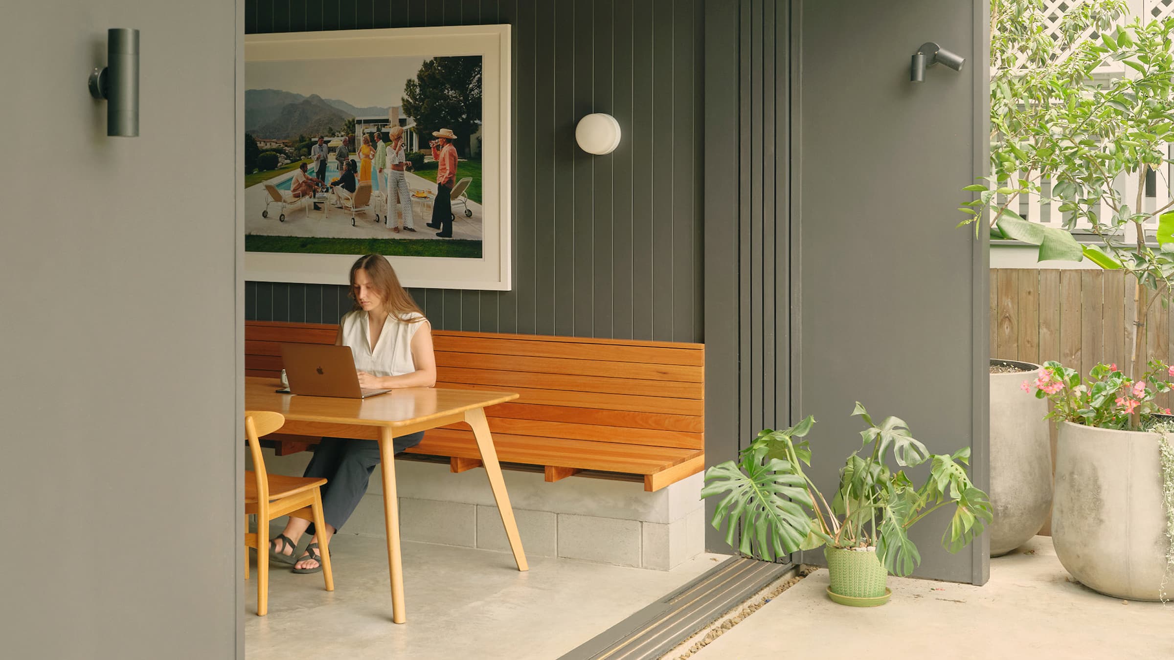 External shot of the dining area