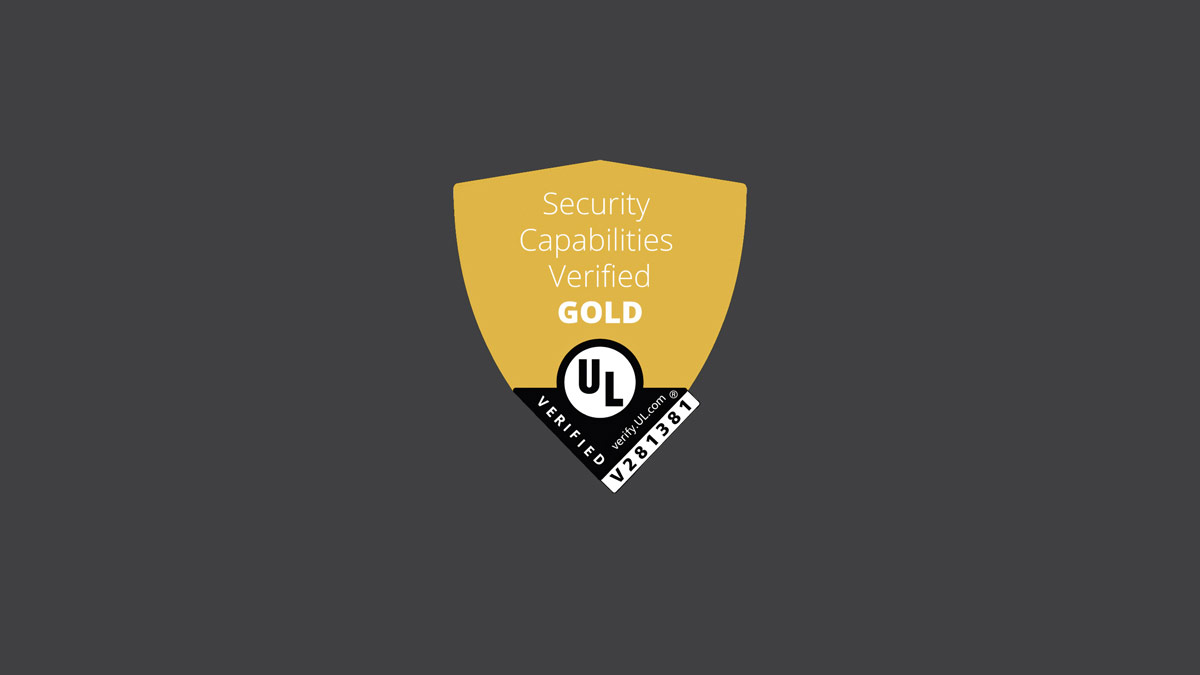 Security Capabilities Verfied Gold Certification Icon