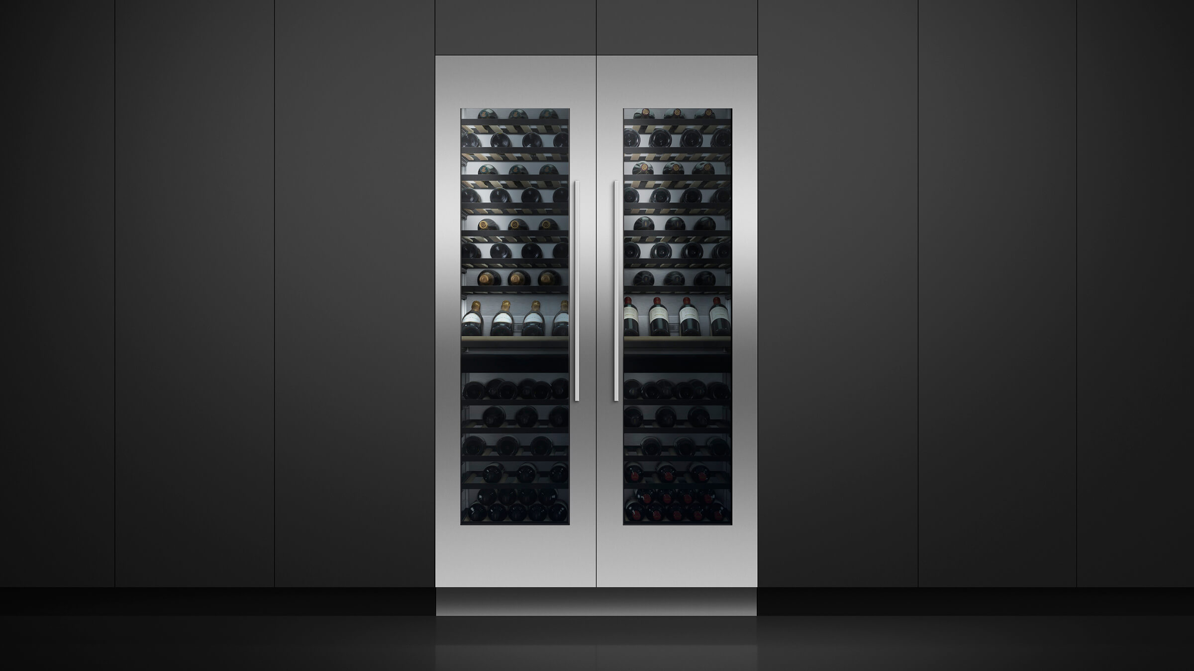 Refined stainless steel metal finish