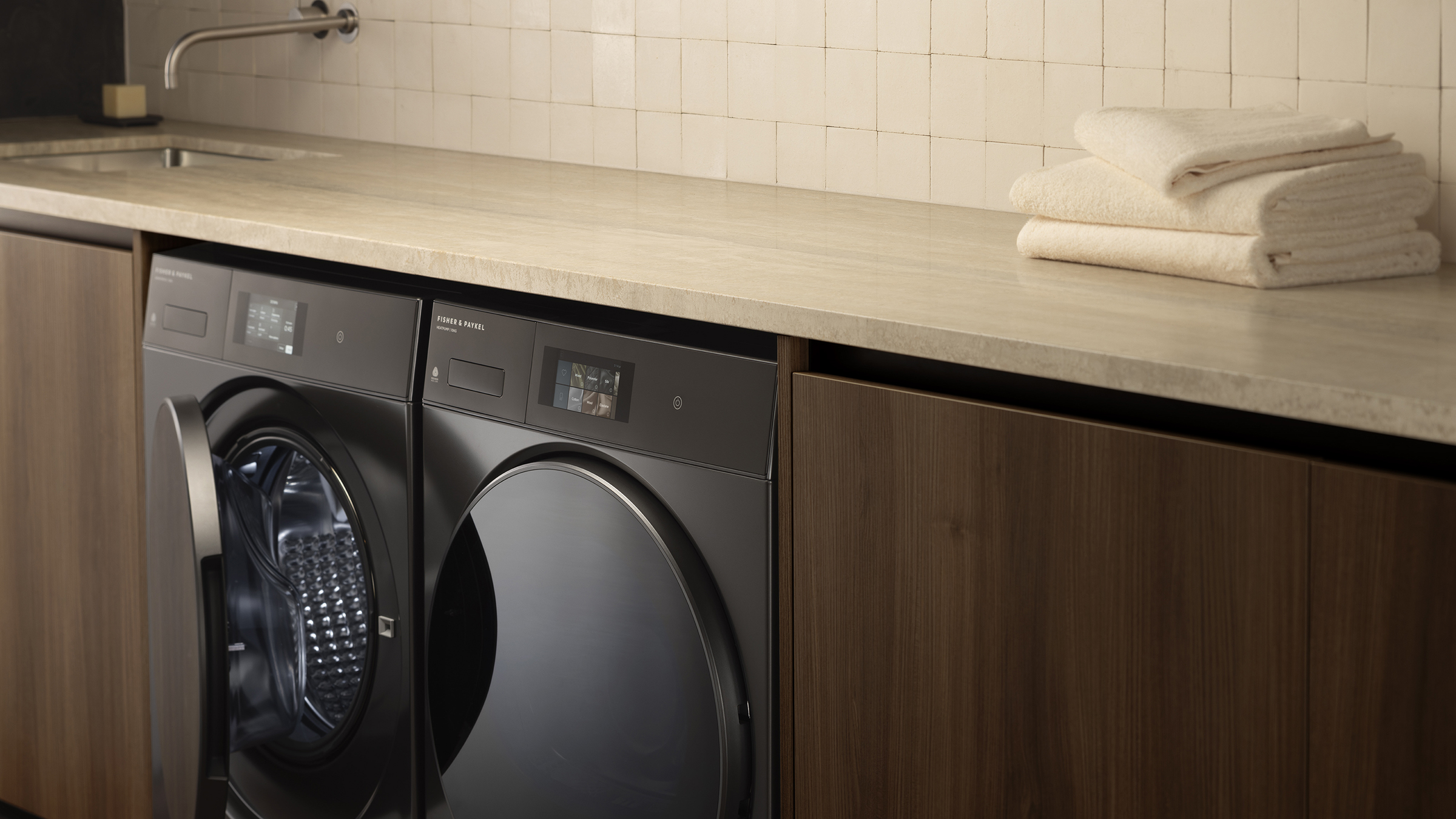 Washer delivering precise care for fabrics