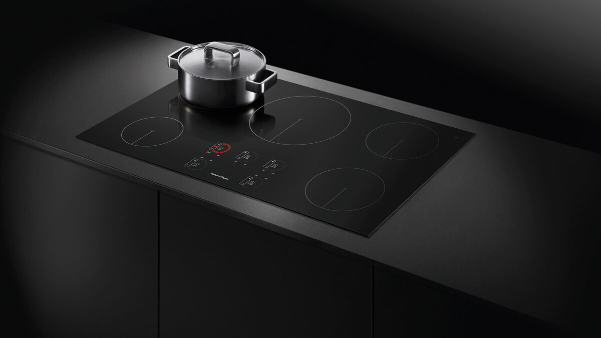 Induction Cooktop With 5 Zones.