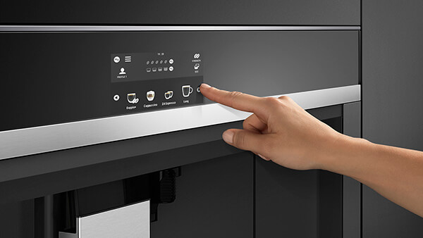 built in coffee machine