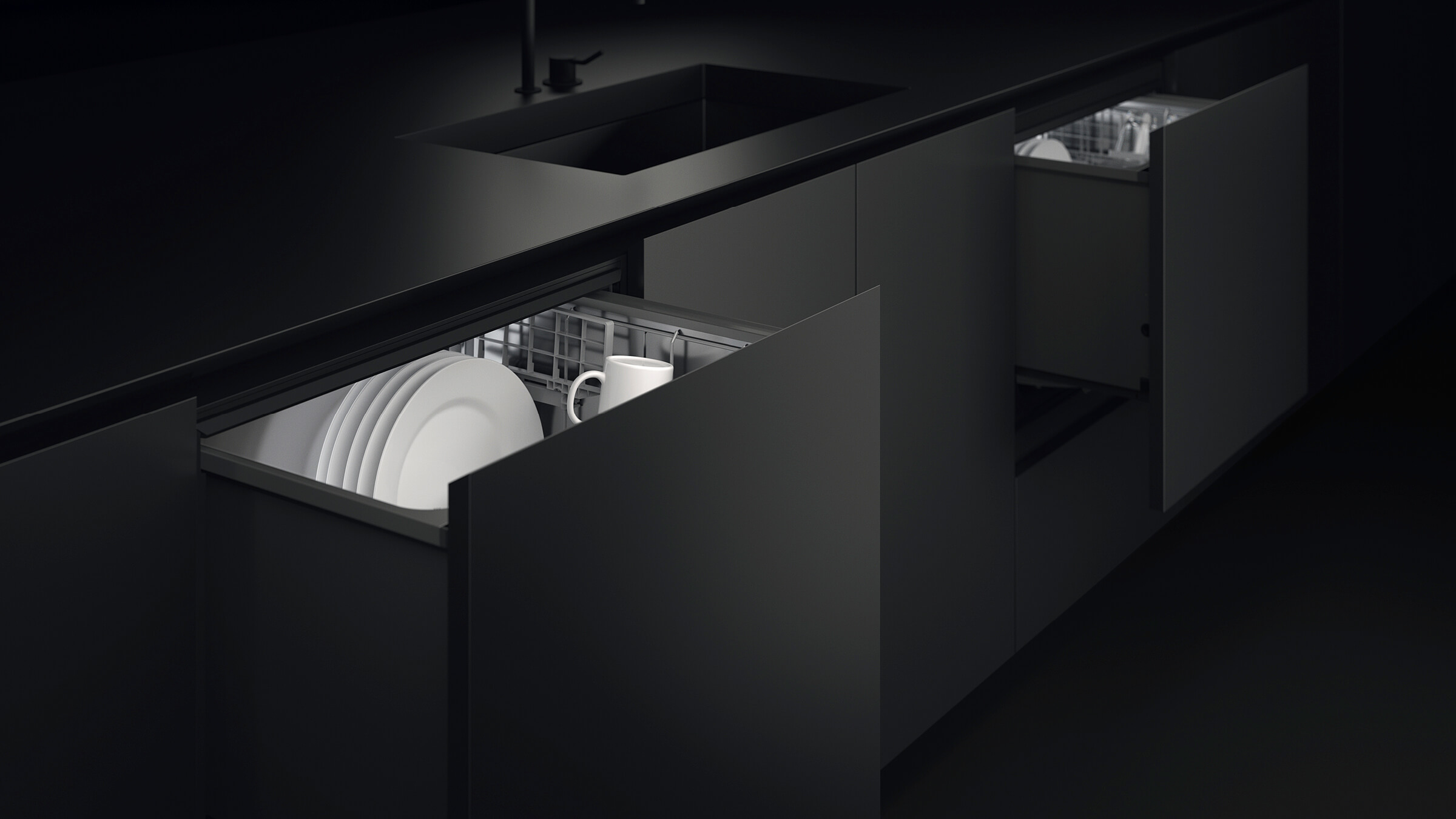 Fisher & Paykel built-in refrigeration in a sleek stainless steel finish