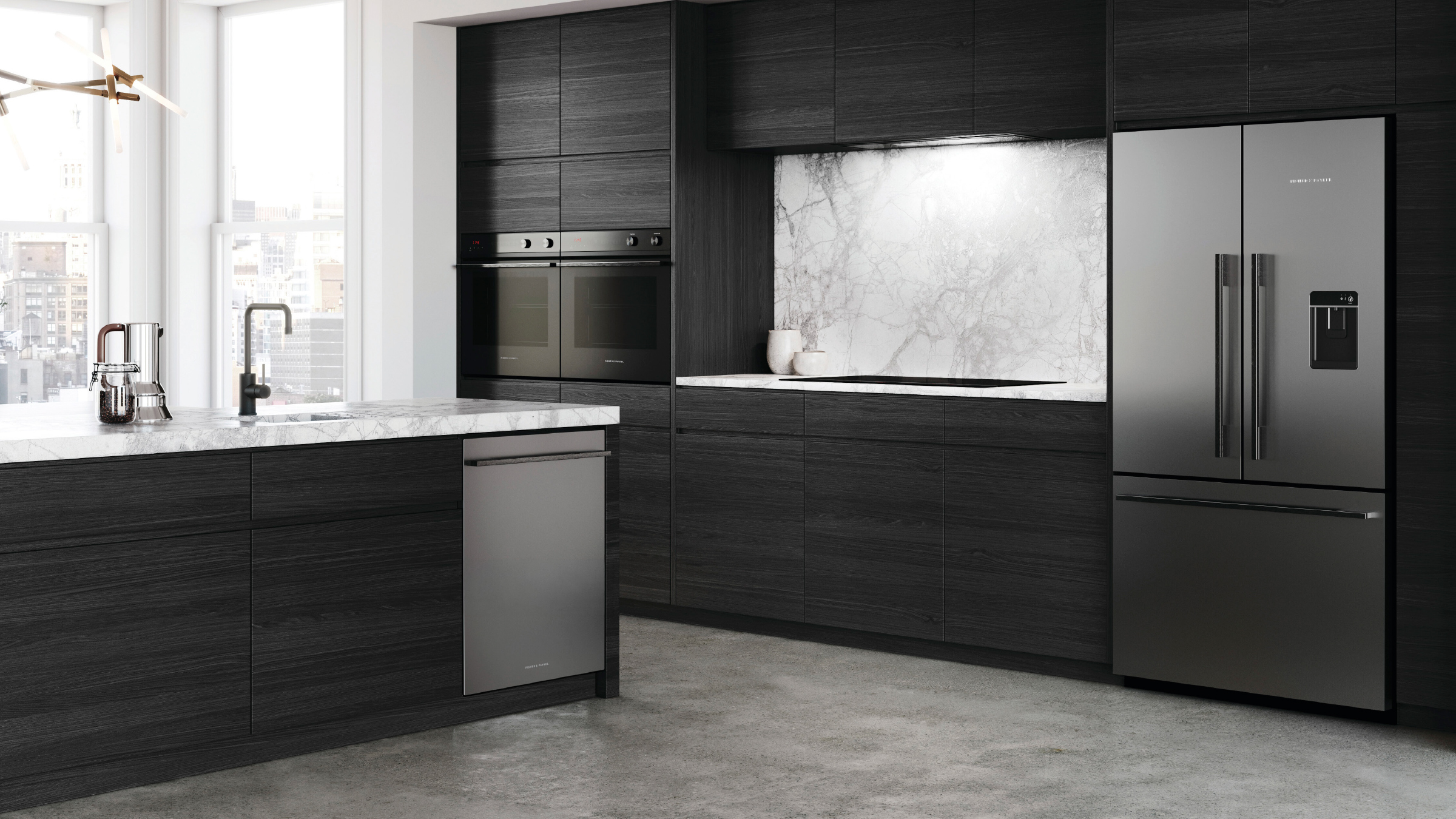 Refined stainless steel metal finish
