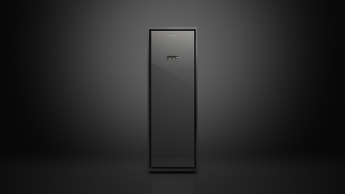 Black Fisher and Paykel Cabinet in studio