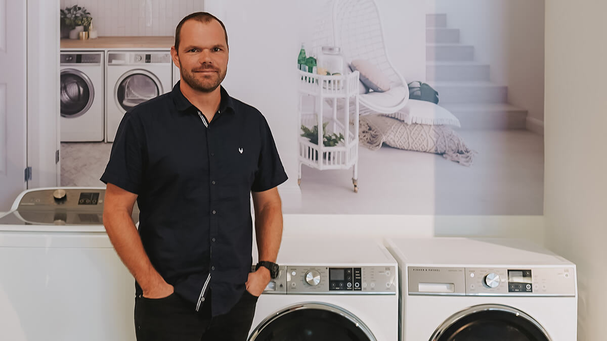 Geoff Product Design Manager of Laundry at Fisher and Paykel