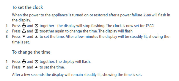 Oven Clock Instructions 8