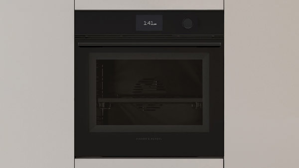 Black Minimal Built-in Oven