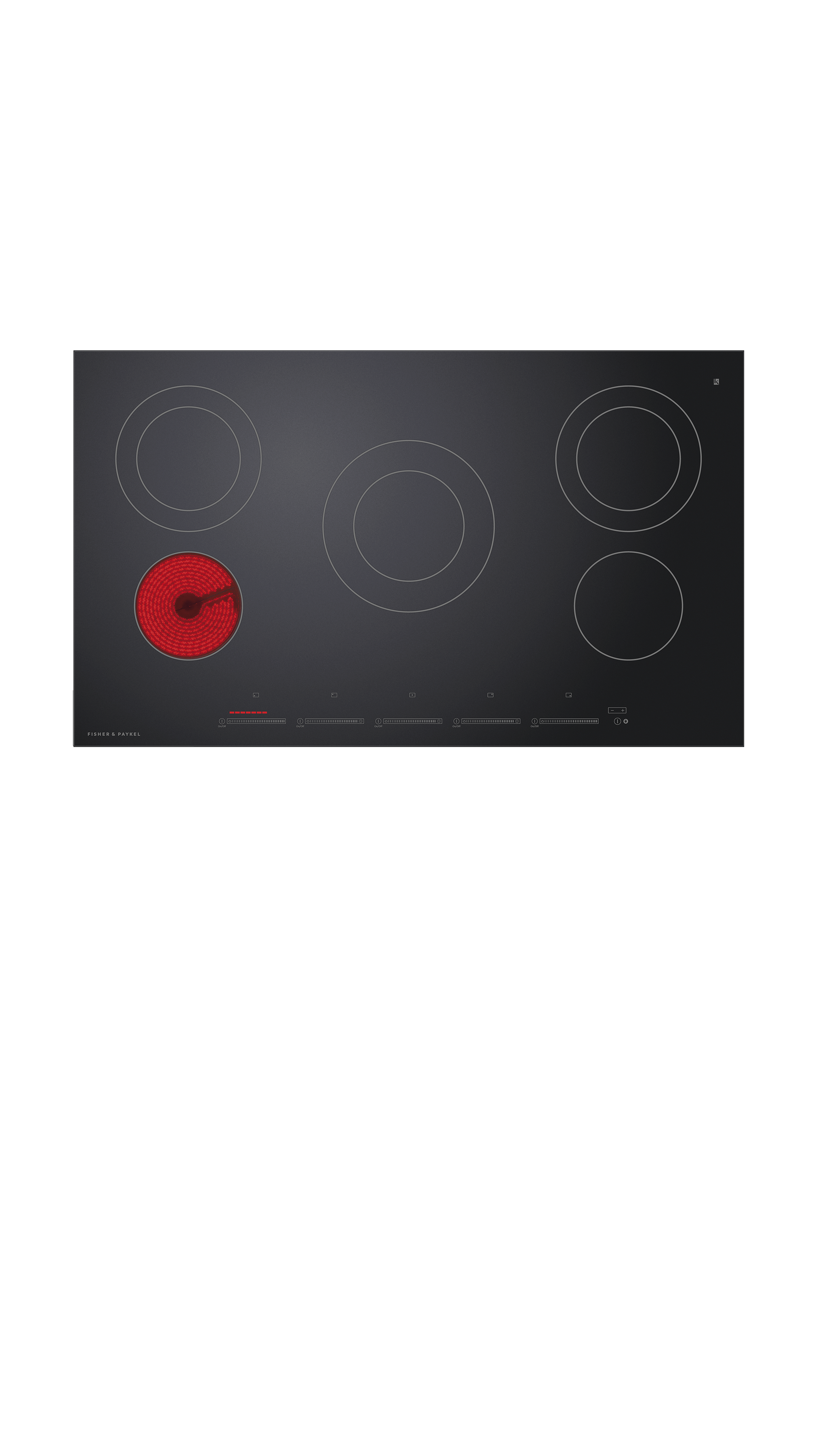 Fisher and Paykel Electric Cooktop, 36”