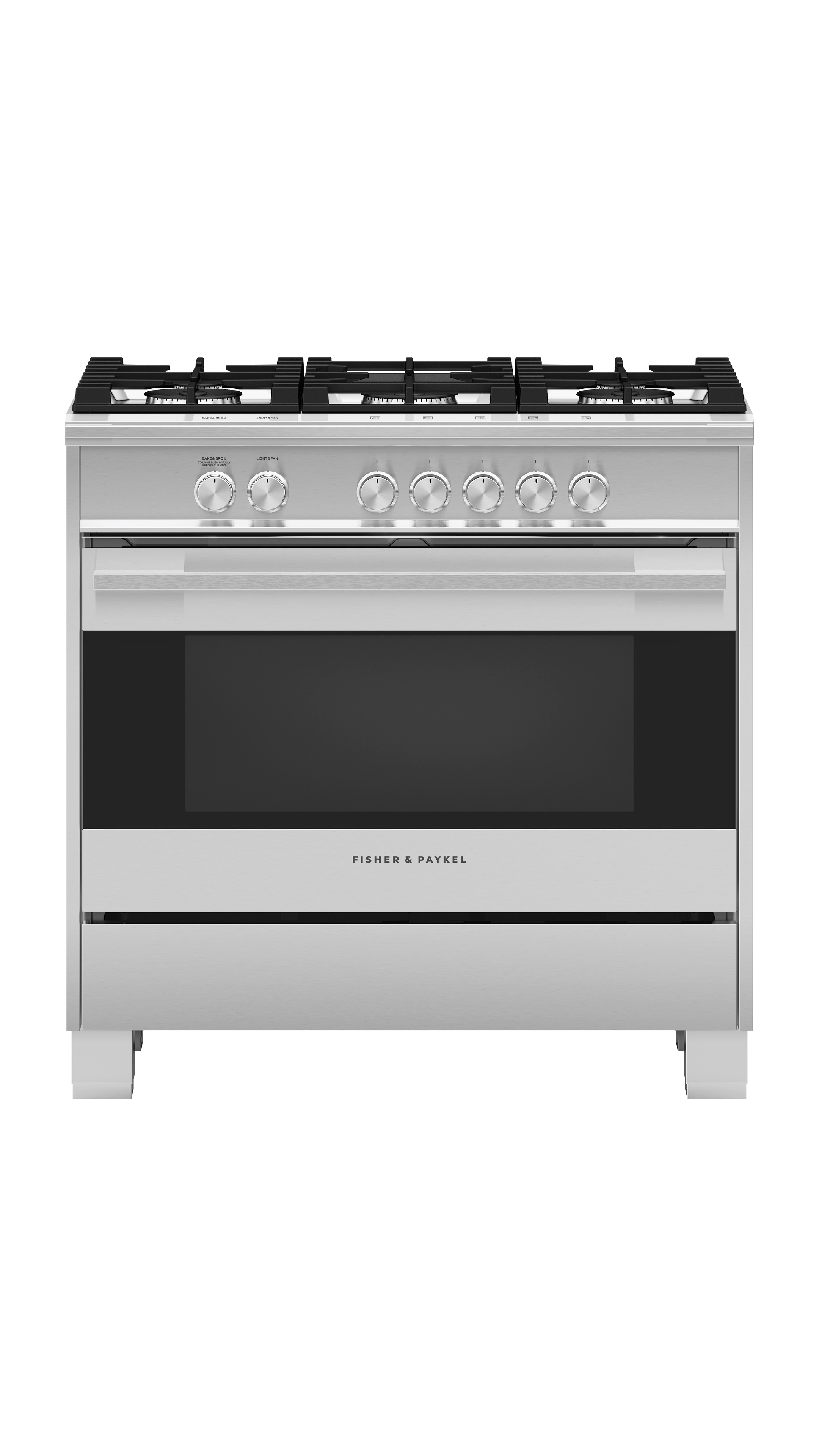 Fisher and Paykel Gas Range, 36", 5 Burners