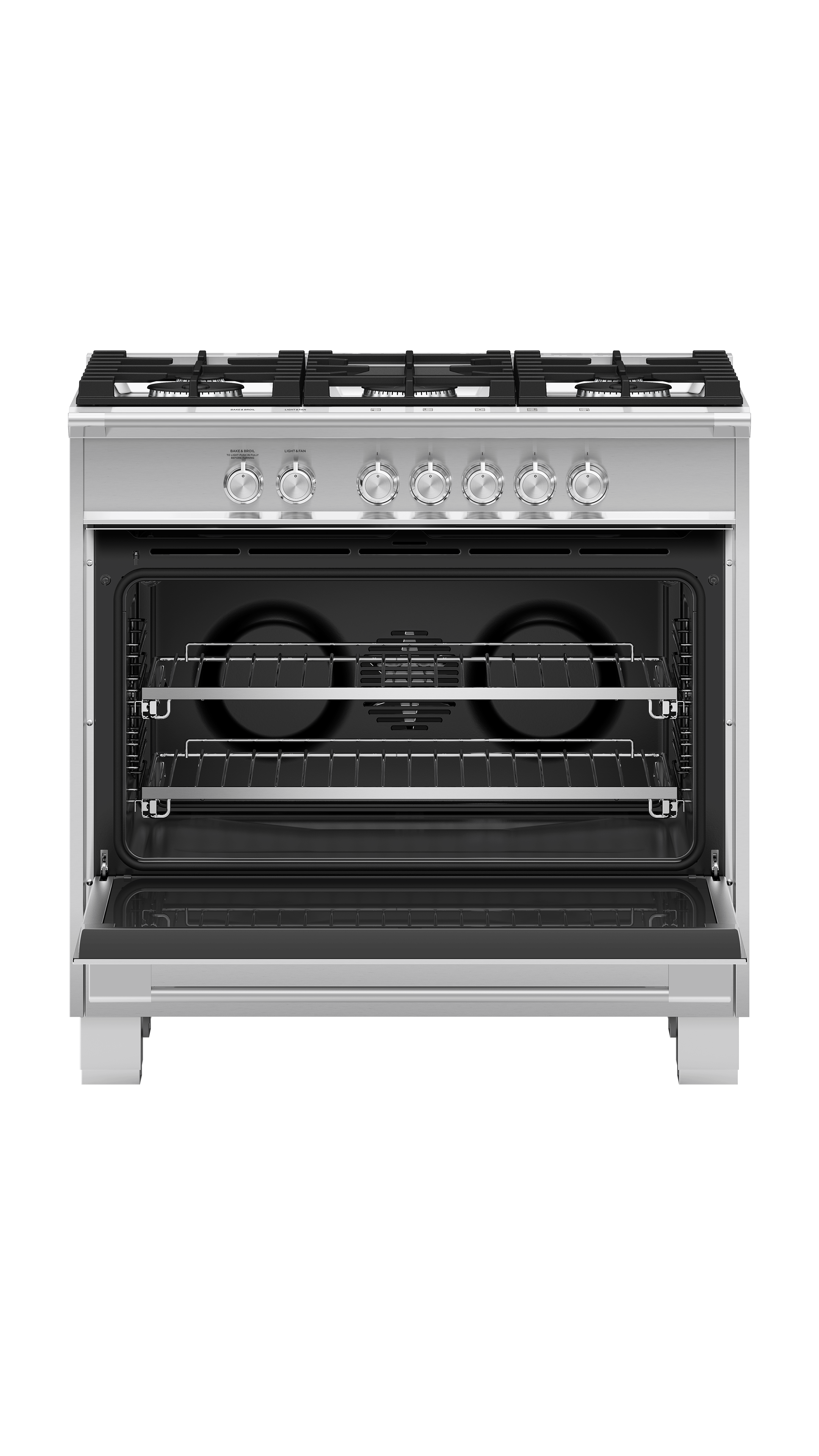 Fisher and Paykel Gas Range, 36", 5 Burners