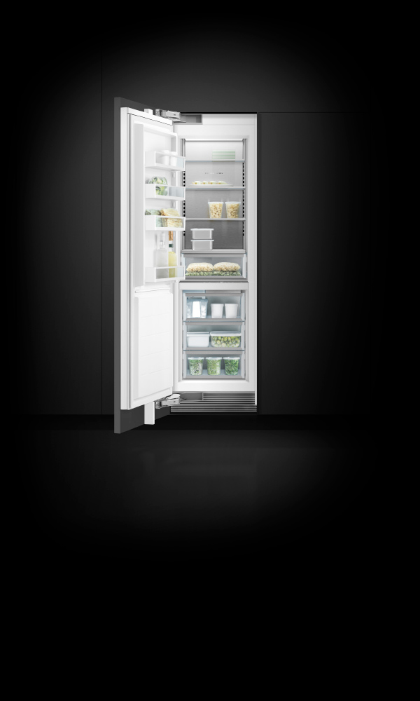 嵌入式单冷冻冰箱，61cm，自动制冰, hero