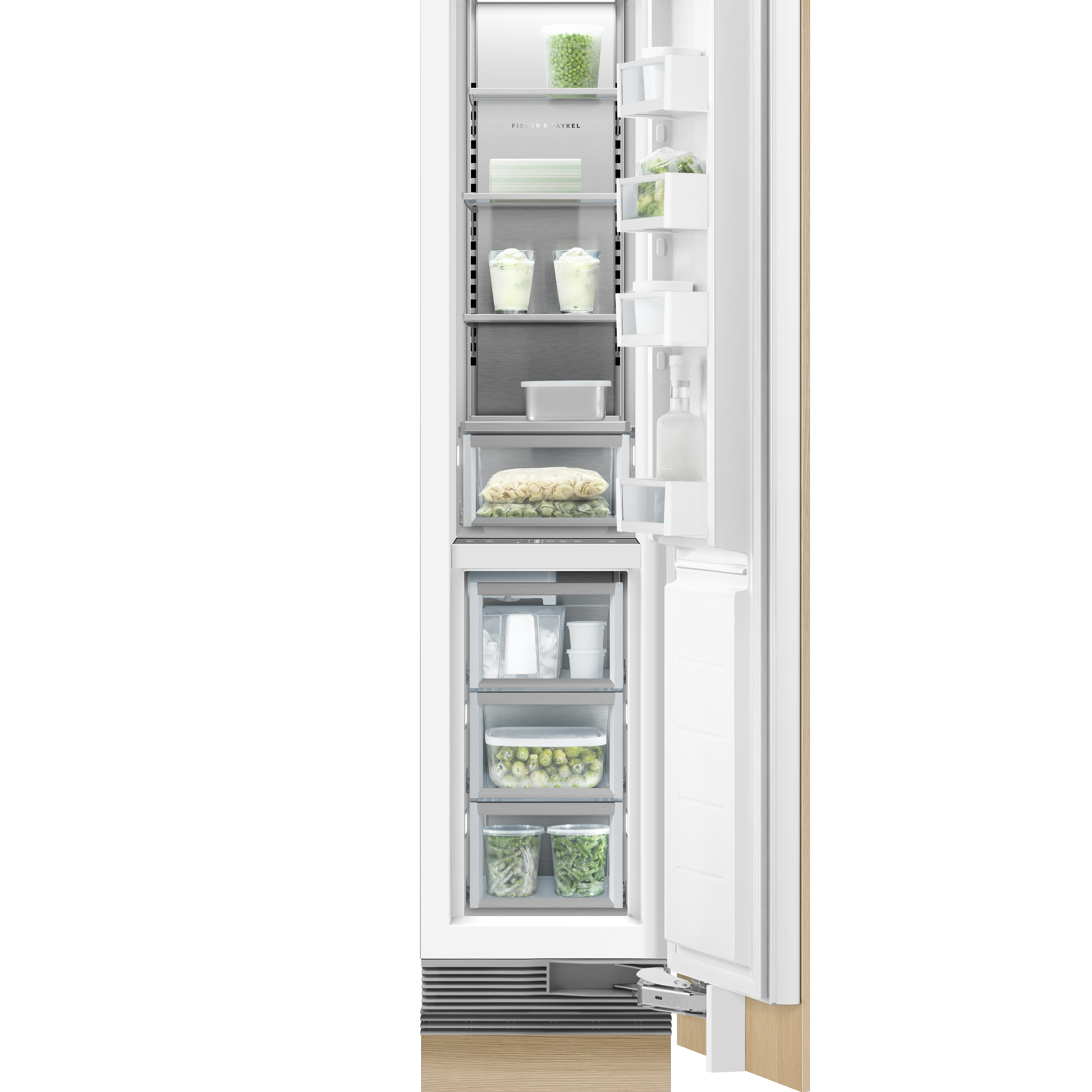 Model: RS1884FRJK1 | Fisher and Paykel Integrated Column Freezer, 18", Ice