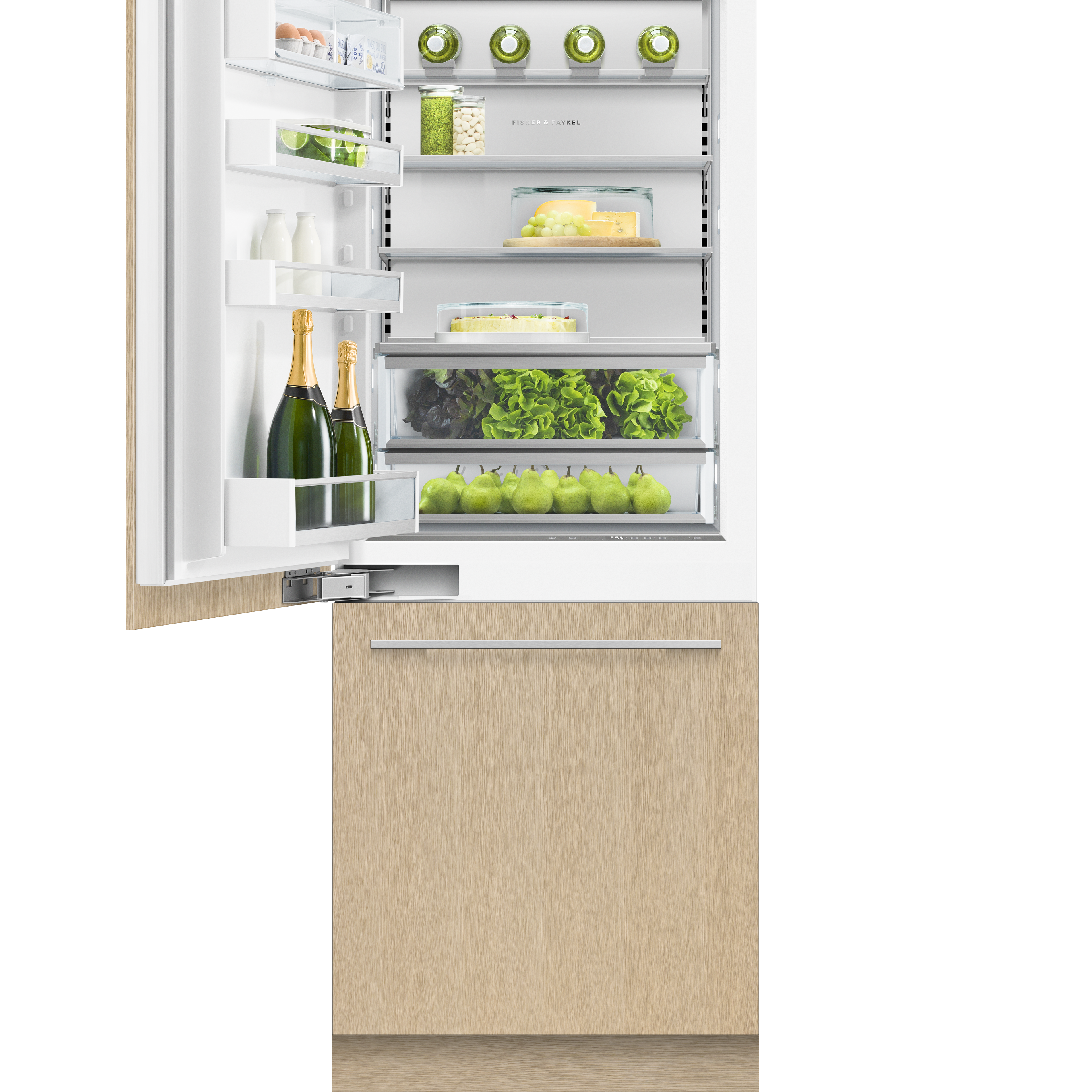Fridge freezer with best sale built in tv