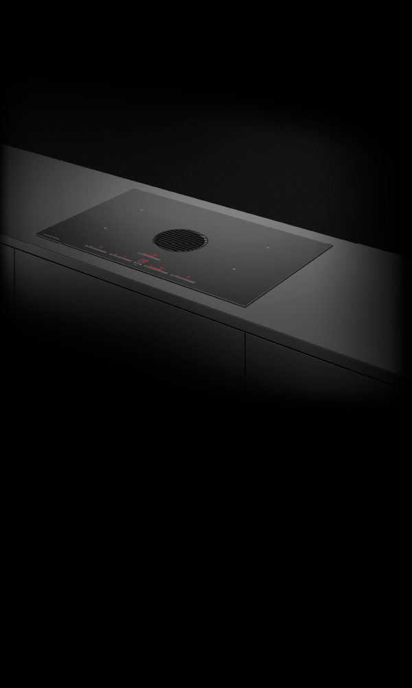 Induction Hob, 83cm, 4 Zones with Integrated Ventilation, hero