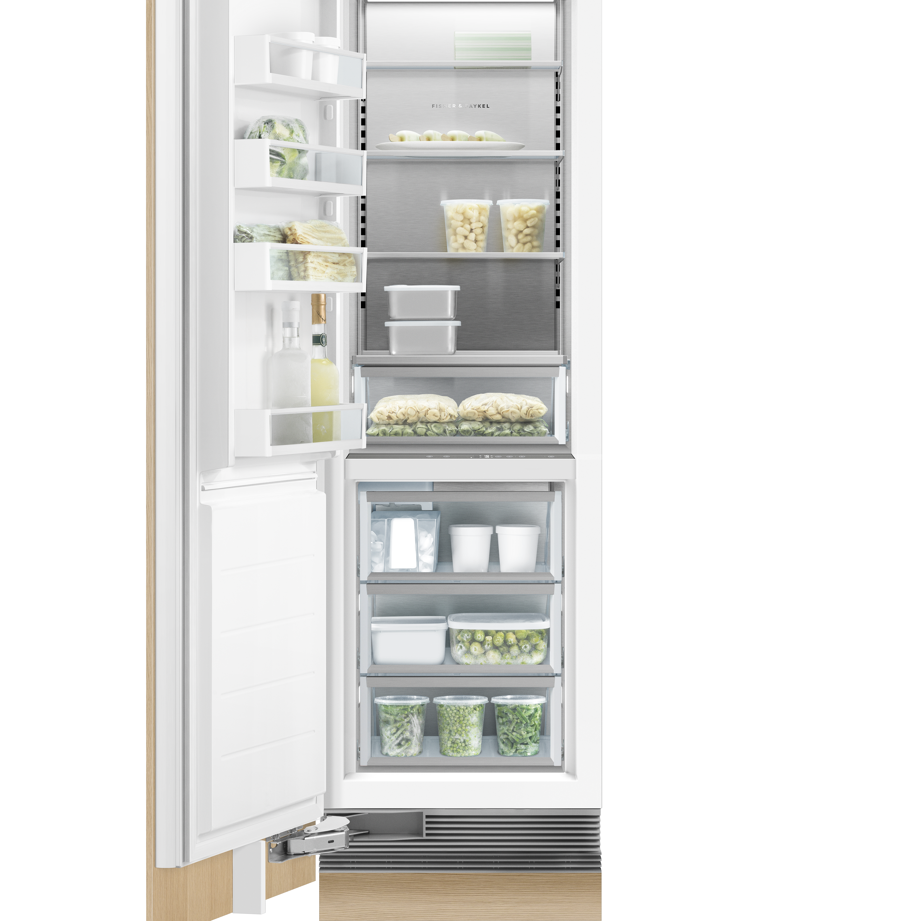 Model: RS2484FLJK1 | Fisher and Paykel Integrated Column Freezer, 24", Ice