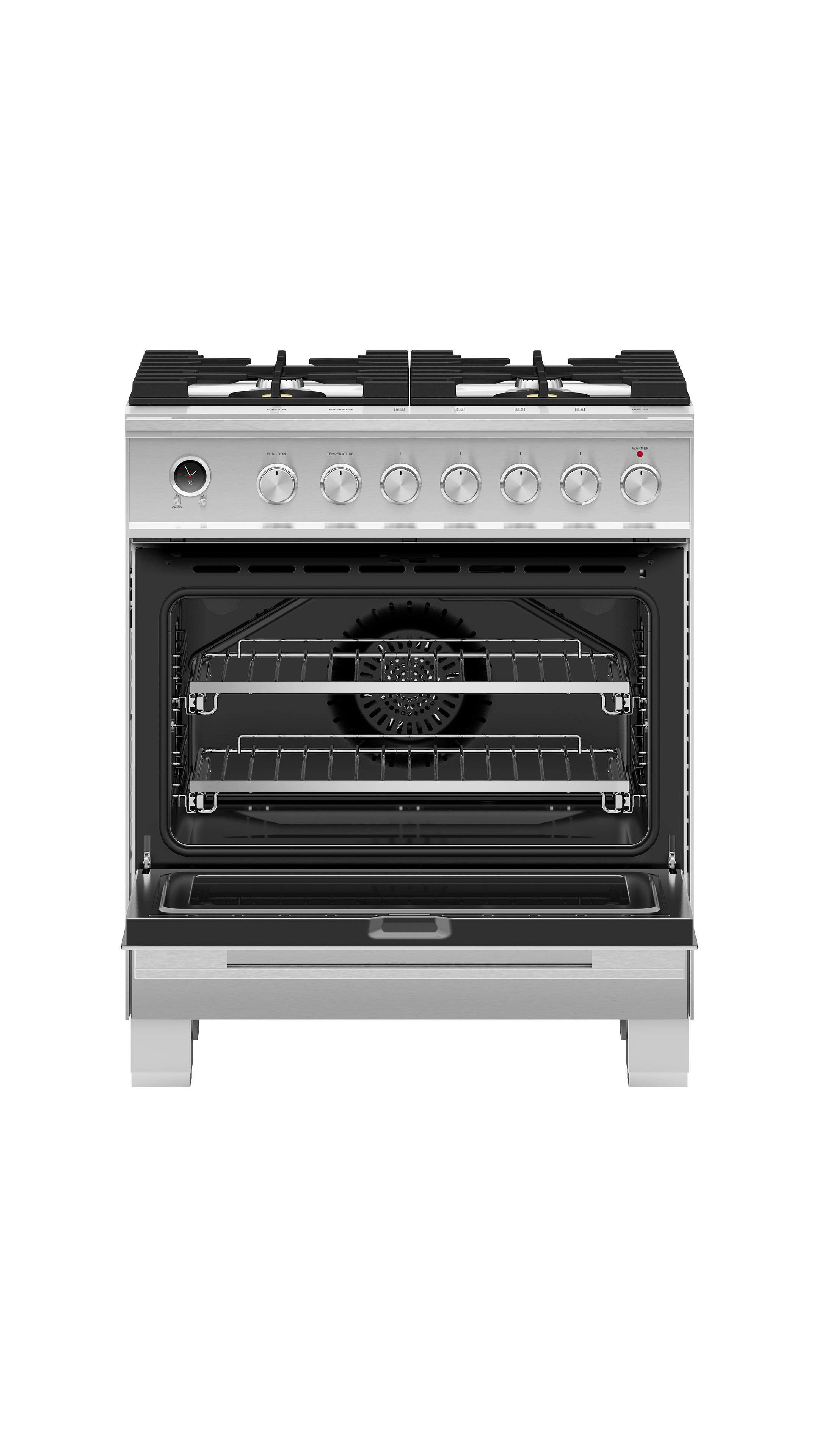 Fisher and Paykel Dual Fuel Range 30", Self-cleaning
