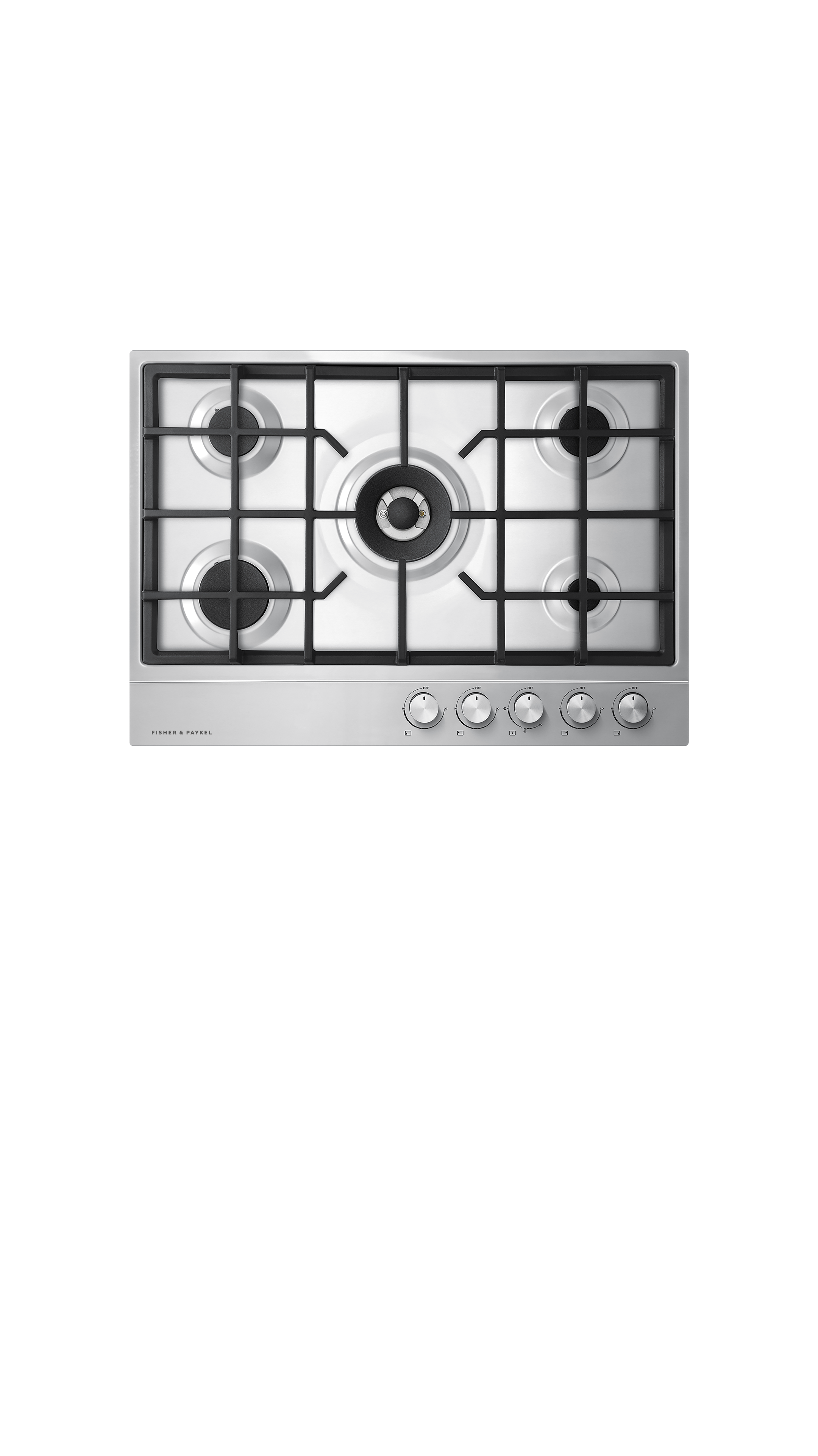 Fisher and Paykel Gas on Steel Cooktop, 30", LPG
