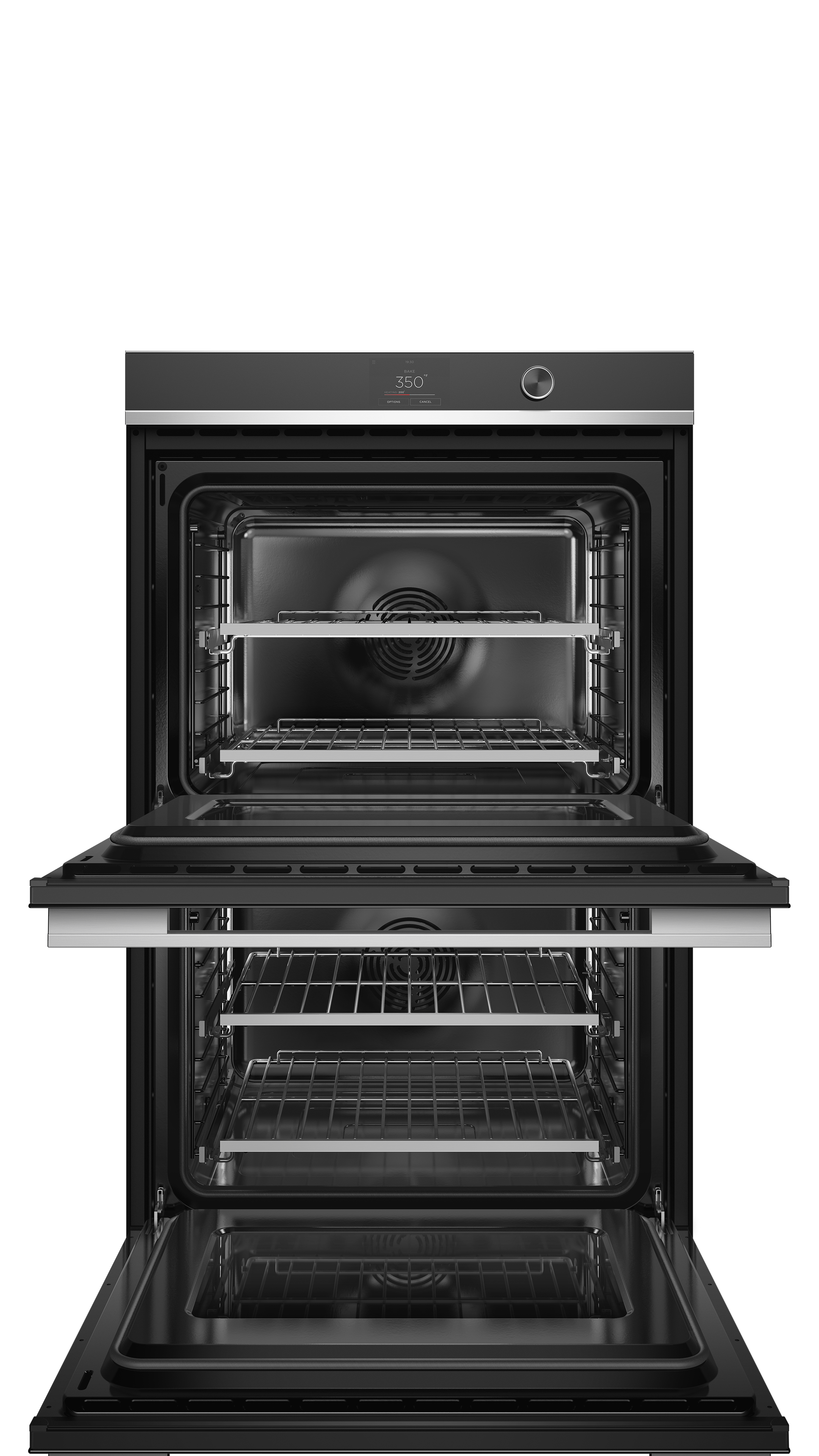 Fisher and Paykel Double Oven, 30", 17 Function, Self-cleaning