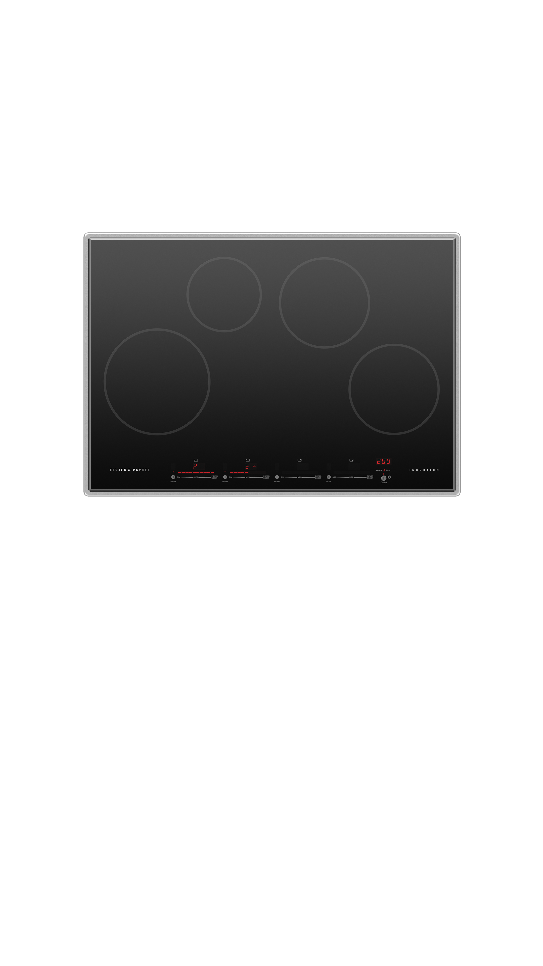 Fisher and Paykel Induction Cooktop, 30", 4 Zones