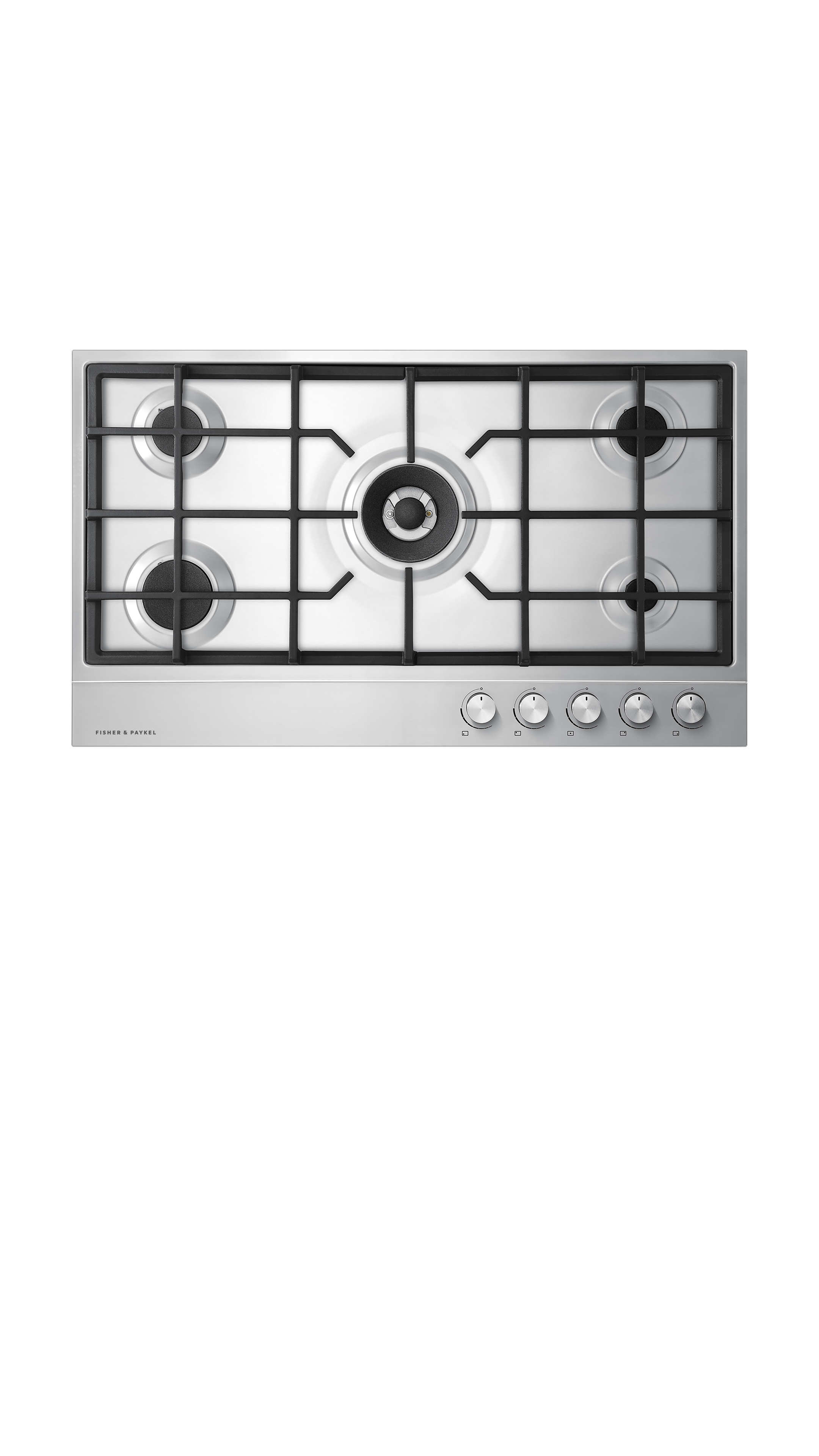 Fisher and Paykel Gas on Steel Cooktop, 36"