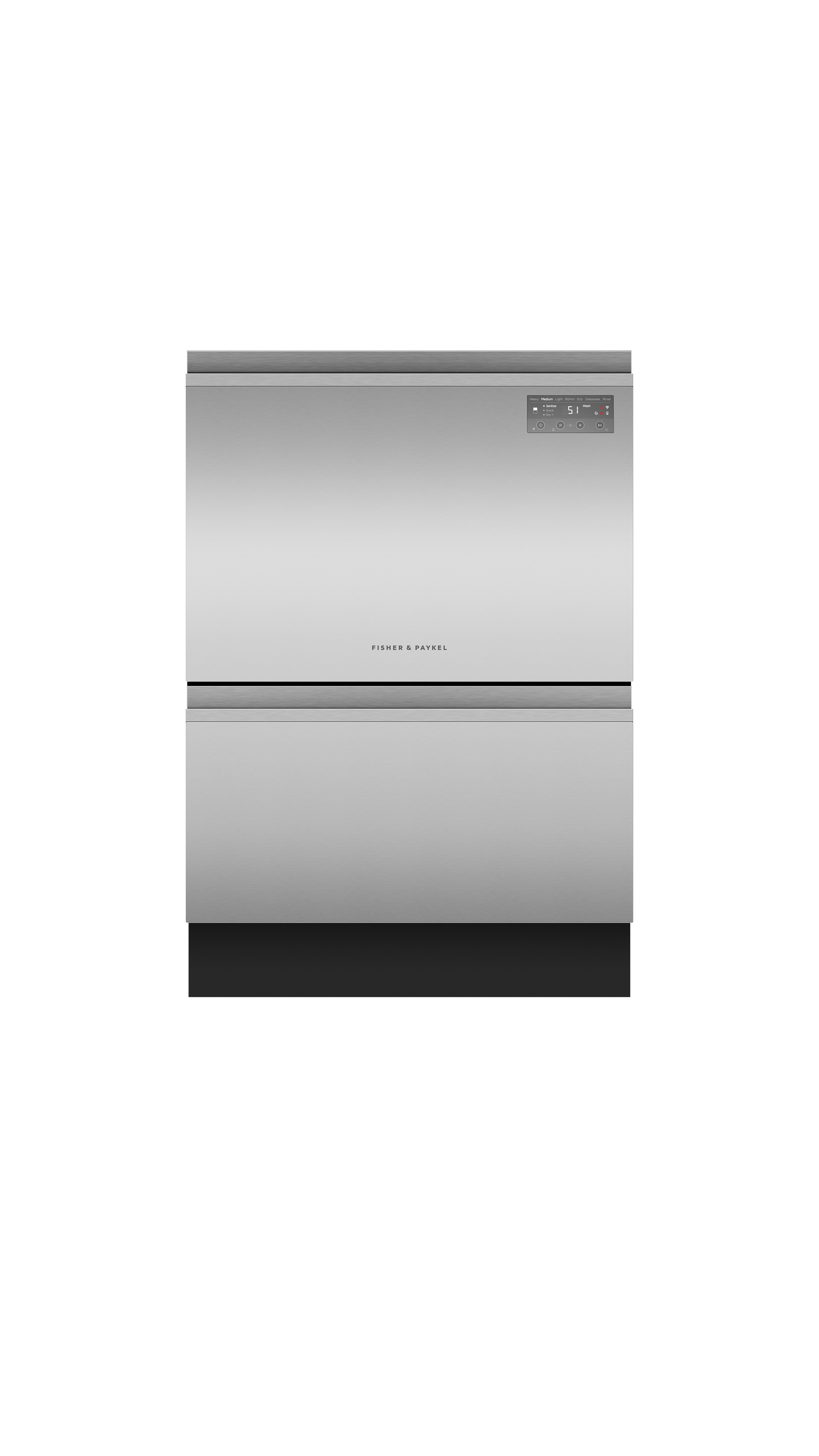 Fisher and Paykel Double DishDrawer™ Dishwasher, Tall, Sanitize