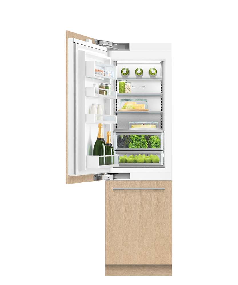 Model: RS2484WLUK1 | Fisher and Paykel Integrated Refrigerator Freezer, 24", Ice & Water