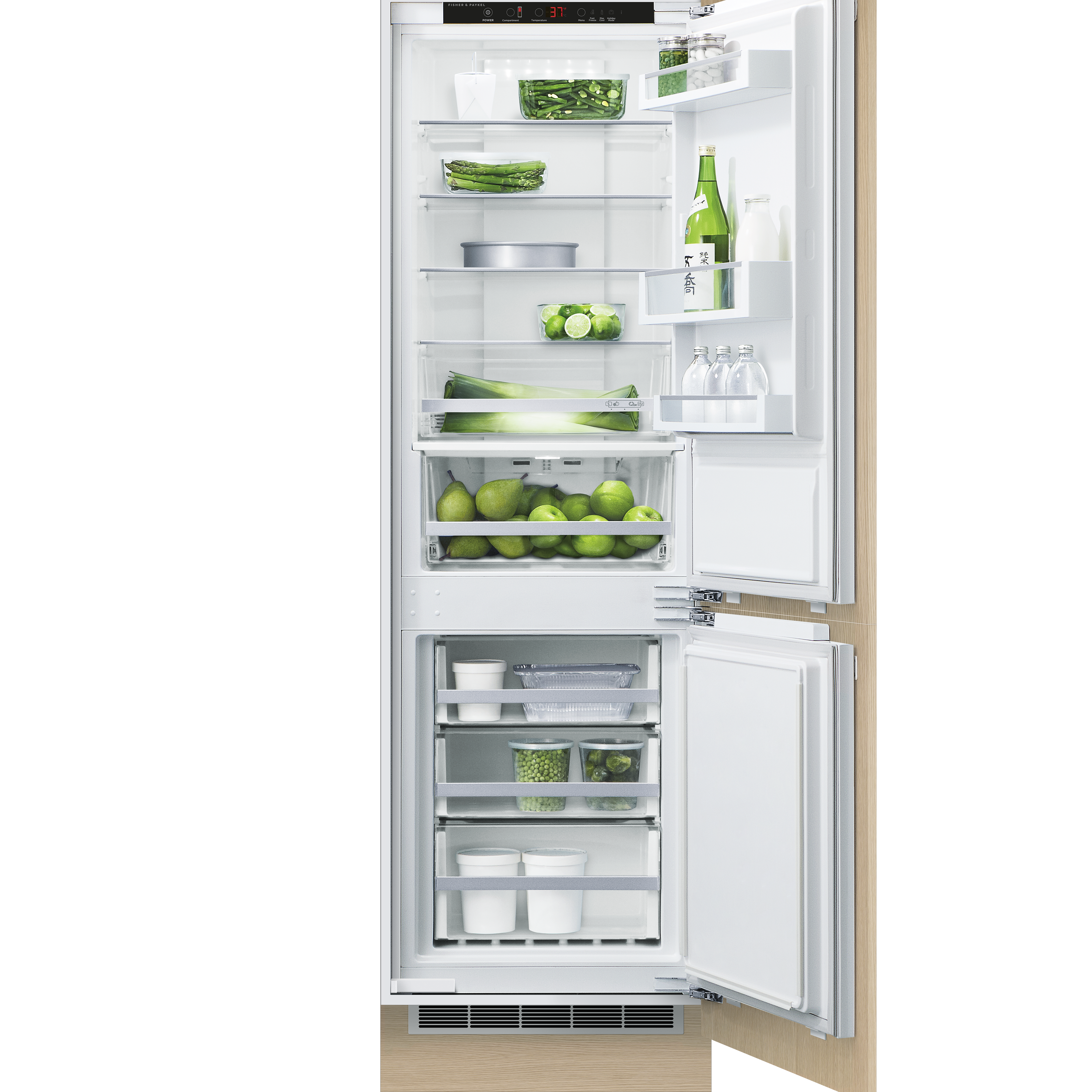 Fisher and Paykel Integrated Refrigerator Freezer, 24"