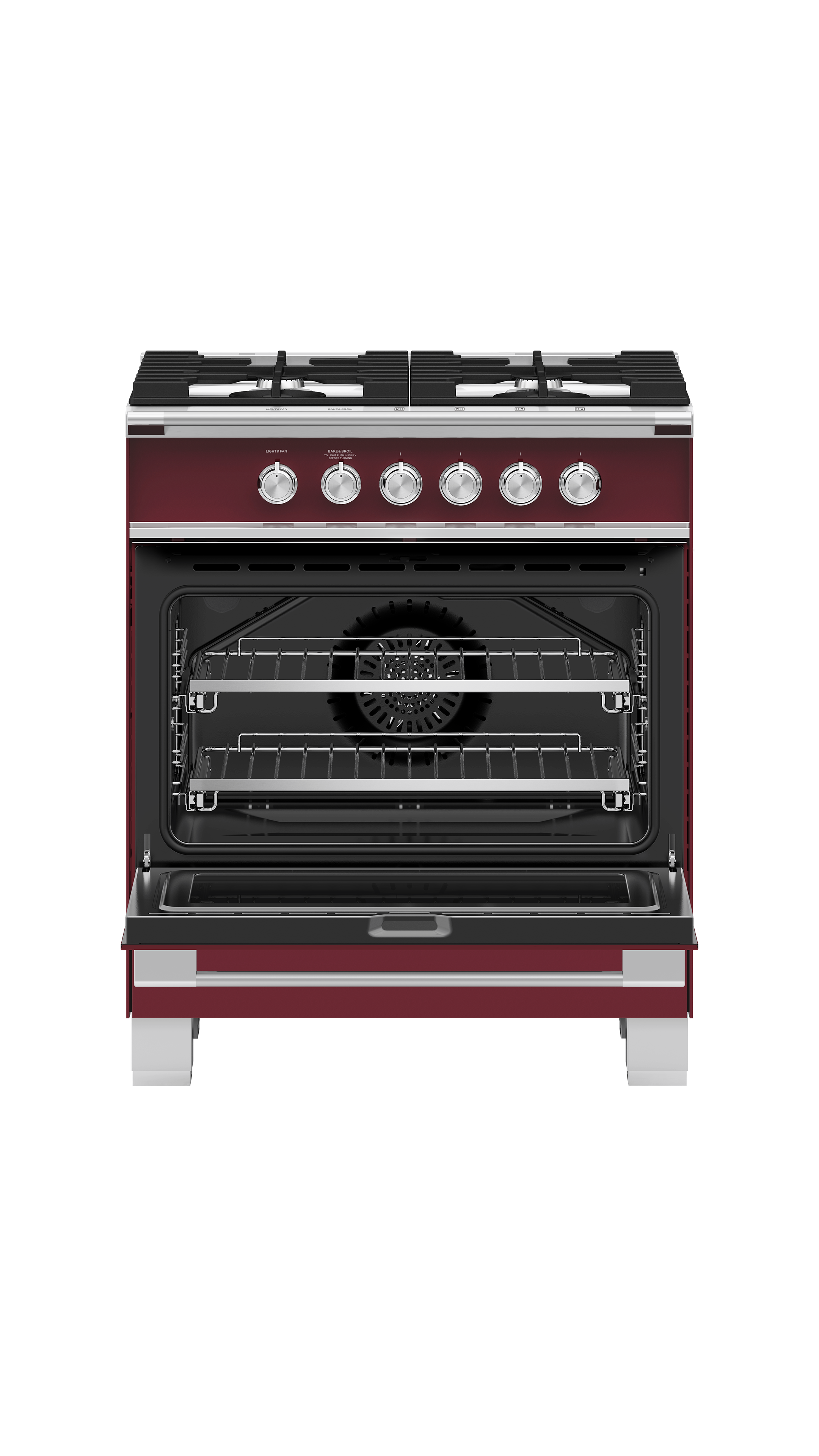 Fisher and Paykel Gas Range, 30", 4 Burners